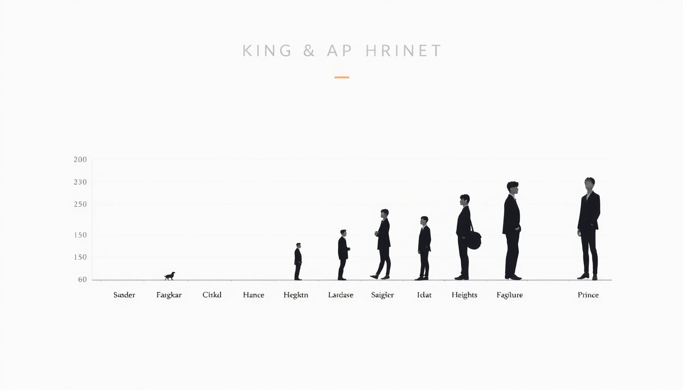 King & Princeメンバーとの身長差を比較！